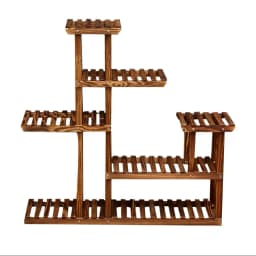 【Breeins】5 Tier Garden Wood Plant Stand Display Shelf