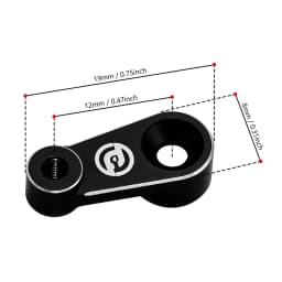 7KG Waterproof RC Digital Micro Servo with Servo Horn Metal Gear Servo Digital Servo for 1/10 RC Crawler Car SCX10 III TRX4 TRX6