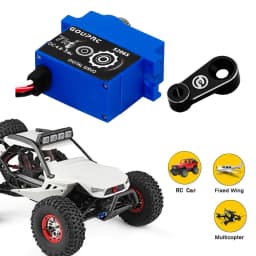 7KG Waterproof RC Digital Micro Servo with Servo Horn Metal Gear Servo Digital Servo for 1/10 RC Crawler Car SCX10 III TRX4 TRX6