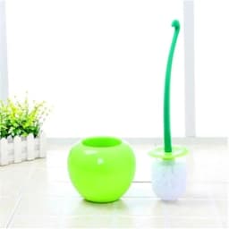 Creative Shape Household Cherry Toilet Brush Plastic Toilet Cleaning Brush Toilet Brush Plastic Necessities Seal Design Handle