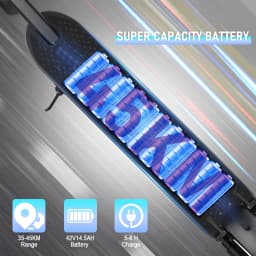 Ladped Electric Scooter For Adults 20 45KM Range Front Rear Shock Absorber APP Control 250W Motor 10inch Anti Puncture Tires