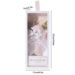 Carnation Flower Bouquet Multipurpose Decorative Flower Box Floral Set Realistic Artificial Bath Floral For Mother's Day Birthda