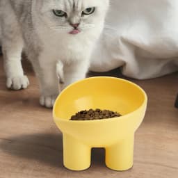 Tieker Anti-dumping Neck Guard Pet Feeding Bowl Macaron Color Cat Food Bowl Pet Feeding Supplies