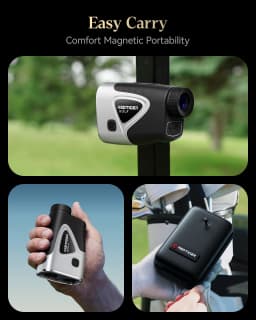 REDTIGER C016 Golf Rangefinder with Slope and Pin Lock Vibration Distance Meter with Rechargeable Battery Laser Range Finder