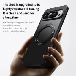 Magnetic Stand Holder Phone Case For Google Pixel 9 8 Pro XL 8A 9Pro For Magsafe 360 Ring Bracket Shockproof Armor Hard Cover