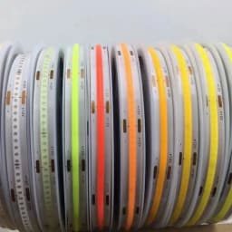DC12V/24V COB LED Strip Light 320 384 528 LEDs/M 3000K 4000K 6000K Yellow Pink Ice Blue High Density Flexible Tape Ribbon 5M