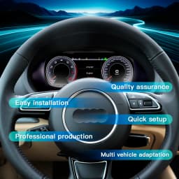 10.25'' Prelingcar Digital Dashboard For Audi A3 8P A3 8V2008-2019 Years Car Lcd Panel Speedometer Virtual Cockpit