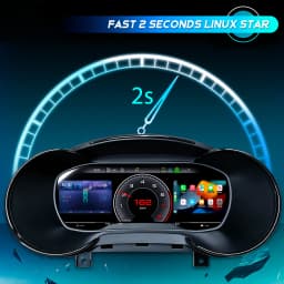 10.25'' Prelingcar Digital Dashboard For Audi A3 8P A3 8V2008-2019 Years Car Lcd Panel Speedometer Virtual Cockpit