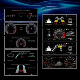 10.25'' Prelingcar Digital Dashboard For Audi A3 8P A3 8V2008-2019 Years Car Lcd Panel Speedometer Virtual Cockpit