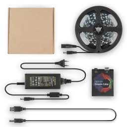 1/2/3/4/5m DIY Ambient TV PC Dream Screen USB LED Strip HDTV Computer Monitor Backlight Addressable WS2812B LED Strip Full Set