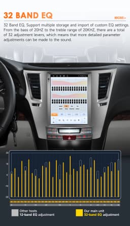 Android 14 2Din Car Radio for Subaru Outback Impreza Legacy 2009-2014 Multimedia Video Player Carplay 4G Stereo 9.7"