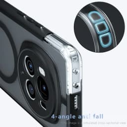 for Magsafe Shockproof Acrylic Phone Case for Honor Magic 6 Pro Hard Bumper Matte Cover Magnetic Shell for Magic 7 Pro