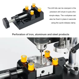 Mini Bench Drill Press High Precision 7-Speed Variable Electric Drilling Machine for DIY PCB Jewelry EU Warehouse