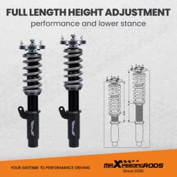 T7 24 Way Adjustable Damper Coilovers Kit For BMW E46 Sedan RWD 99-05 Coilovers Suspension Shocks Springs