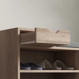 HOMCOM Upholstered Entryway Shoe Bench with Storage Drawer Distressed Grey