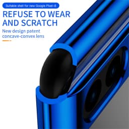 Slim Plating Clear Magnetic Phone Case for Google Pixel 9Pro 9 8Pro 8A 8 7Pro 7A 7 6A 5A Metal Ring Kickstand Cover