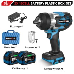 ONEVAN 2800N.M Brushless Electric Impact Wrench 1/2 inch Cordless Screwdriver Wrench Power Tools For Makita 18V Battery Pin