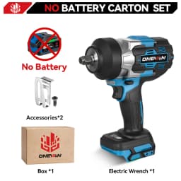 ONEVAN 2800N.M Brushless Electric Impact Wrench 1/2 inch Cordless Screwdriver Wrench Power Tools For Makita 18V Battery Pin