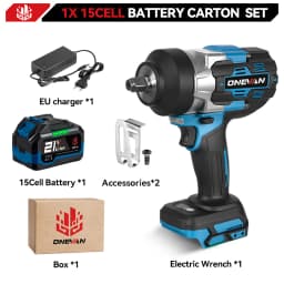 ONEVAN 2800N.M Brushless Electric Impact Wrench 1/2 inch Cordless Screwdriver Wrench Power Tools For Makita 18V Battery Pin