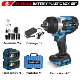 ONEVAN 2800N.M Brushless Electric Impact Wrench 1/2 inch Cordless Screwdriver Wrench Power Tools For Makita 18V Battery Pin
