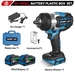 ONEVAN 2800N.M Brushless Electric Impact Wrench 1/2 inch Cordless Screwdriver Wrench Power Tools For Makita 18V Battery Pin