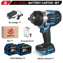 ONEVAN 2800N.M Brushless Electric Impact Wrench 1/2 inch Cordless Screwdriver Wrench Power Tools For Makita 18V Battery Pin
