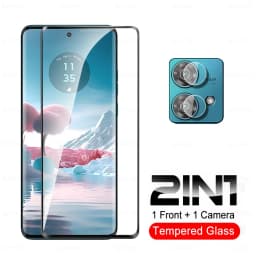 6To1 Curved Glass For Motorola Edge 40 Neo 50 Ultra 5G Tempered Glass Moto Rola Edge40 Pro Edge50 Fusion Camera Screen Protector