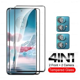 6To1 Curved Glass For Motorola Edge 40 Neo 50 Ultra 5G Tempered Glass Moto Rola Edge40 Pro Edge50 Fusion Camera Screen Protector