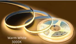 5M DC12V/24V Super Thin 5mm COB LED Strip 384LEDs/m Soft Flexible Light Bar Warm Cold White for Decor Lighting 3000K 4000K 6000K