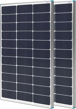 Renogy 100W Solar Panel N-Type, 12V 100 Watt Solar Panel 16Bb 25% High-Efficiency, N-Type Solar Panels for Rv Marine Boat