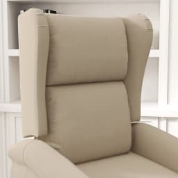 HOMCOM Power Lift Chair for the Elderly Fabric Recliner Armchair w/ Remote
