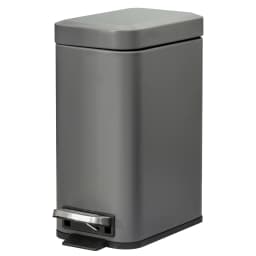 HOMCOM 5L Steel Waste Trash Can Pedal Rubbish Garbage Storage Bucket