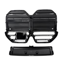 Gloss Black Front Bumper Kidney Grille Grill For BMW 4 Series G26 4-Door i4 Gran Coupe 2022-2024