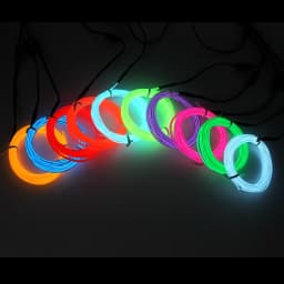5M EL Wire Neon Light Novelty Light Neon LED lamp Flexible Rope Tube LED Strip String light Car Decoration With 6mm Sewing