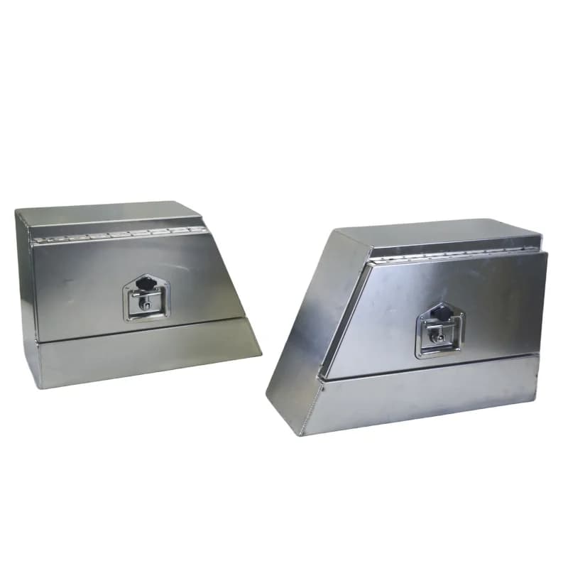 A Pair Aluminium Undertray Under Tray Underbody Ute Tool Box toolbox 24"x 10" x16"