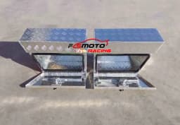 A Pair Aluminium Undertray Under Tray Underbody Ute Tool Box toolbox 24"x 10" x16"