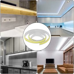 5m COB LED Light Strips DC 12V 24V Decoration Background Night light Flexible Diode Tape 360leds/M For Living Room Kitchen