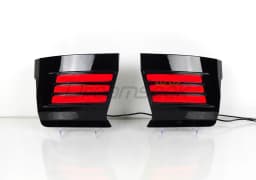 Pair LED Rear Bumper Brake Tail Light for Toyota Land Cruiser Prado LC250 J250 2024+ Reflector Lamp with Dynamic Sequential Turn