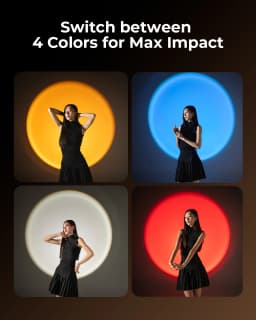 SmallRig RF 10C RGB LED Video Light Photography Flashlight 7500mAh Alloy Patterned Light 4-Color Fill Light with 20 Patterned