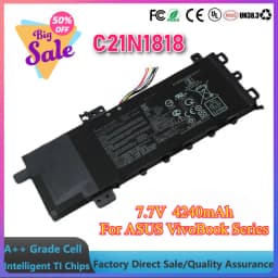 NEW C21N1818-1/2/3 Laptop Battery For ASUS VivoBook 15 X512DA X512JA X512FJ X512FL X512J F512FA F512DA F512JA F512FB F512FJ