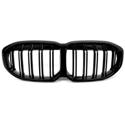 Gloss Black M4 Style Front Kidney Grille Grill For BMW 1 Series F40 5-Door Hatchback 2019-2024 Grille Grill Cover 118d 116d 120d