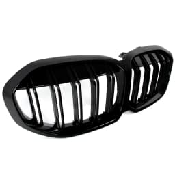 Gloss Black M4 Style Front Kidney Grille Grill For BMW 1 Series F40 5-Door Hatchback 2019-2024 Grille Grill Cover 118d 116d 120d