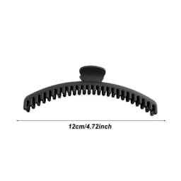 Claw Hair Clips for Women 2 Pack Portable Small Hair Claw Non-Slip Banana Hairpins Big Barrettes Slim Bun Pins Strong Grip Clips