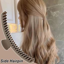 Claw Hair Clips for Women 2 Pack Portable Small Hair Claw Non-Slip Banana Hairpins Big Barrettes Slim Bun Pins Strong Grip Clips