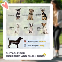 PawHut Foldable Pet Stroller w/ Detachable Carrier, Soft Padding