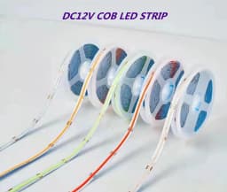 DC12V 384 LEDs COB LED Strip RGB 630LEDs Flexible COB LED Lights Red / Greeen / Blue / Ice Blue / Pink / Gold LED Tape 5m/Lot