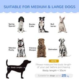 PawHut Dog Sofa, Pet Couch Bed for Medium, Large Dogs w/ Legs, Cushion