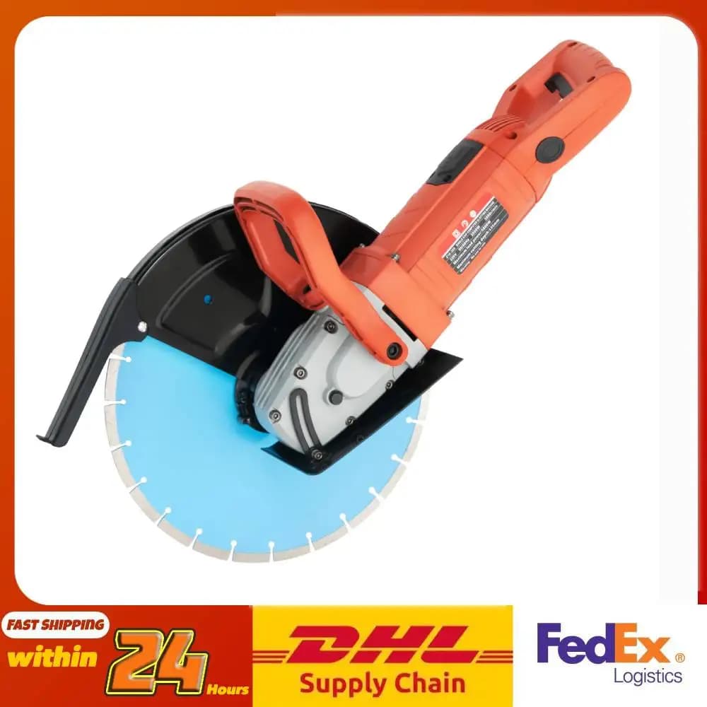 220V 3000W Electric Concrete Saw Pure Copper Motor 3800r/min Circular Saw 13.5cm Max Depth Marble&Concrete Cutting Concrete Tool