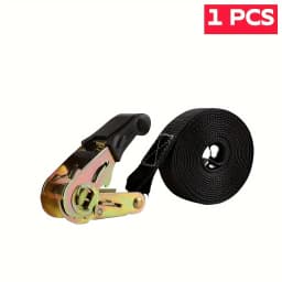 Adjustable Ratchet Straps – 6M x 25mm Heavy Duty Tensioning Belts for Trucks, Motorbikes & Roof Rack Cargo
