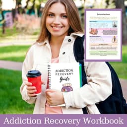 Recovery Journal Mindfulness Journal Health Tracker 30 Pages Daily Guided Notebook For Preventing Relapse